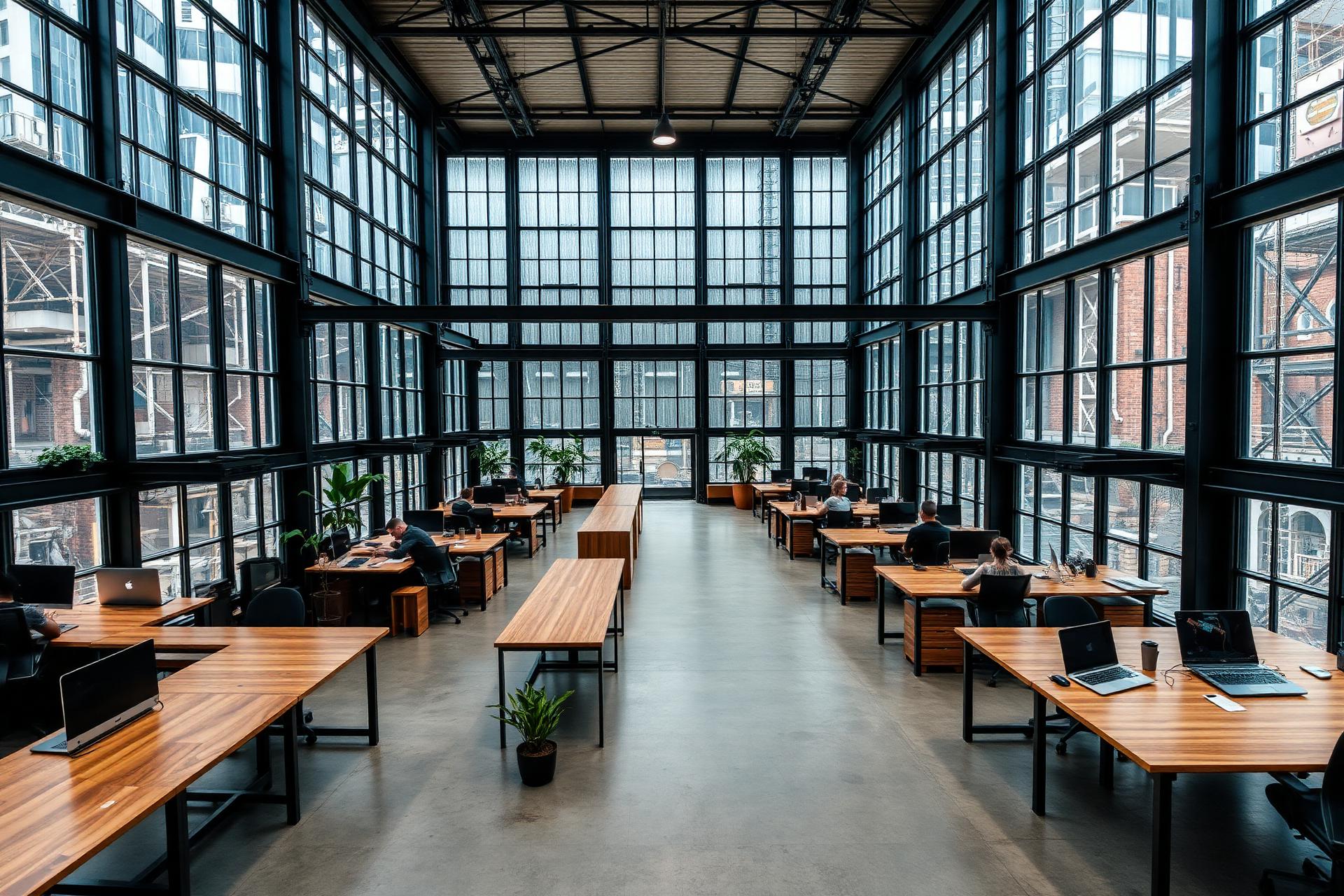 Coworking Shigoto Space, ambiente amplo com luz natural na Vila Mariana